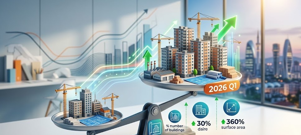 Yapı İzinlerinde 2026’nın İlk Çeyreğinde Güçlü Artış