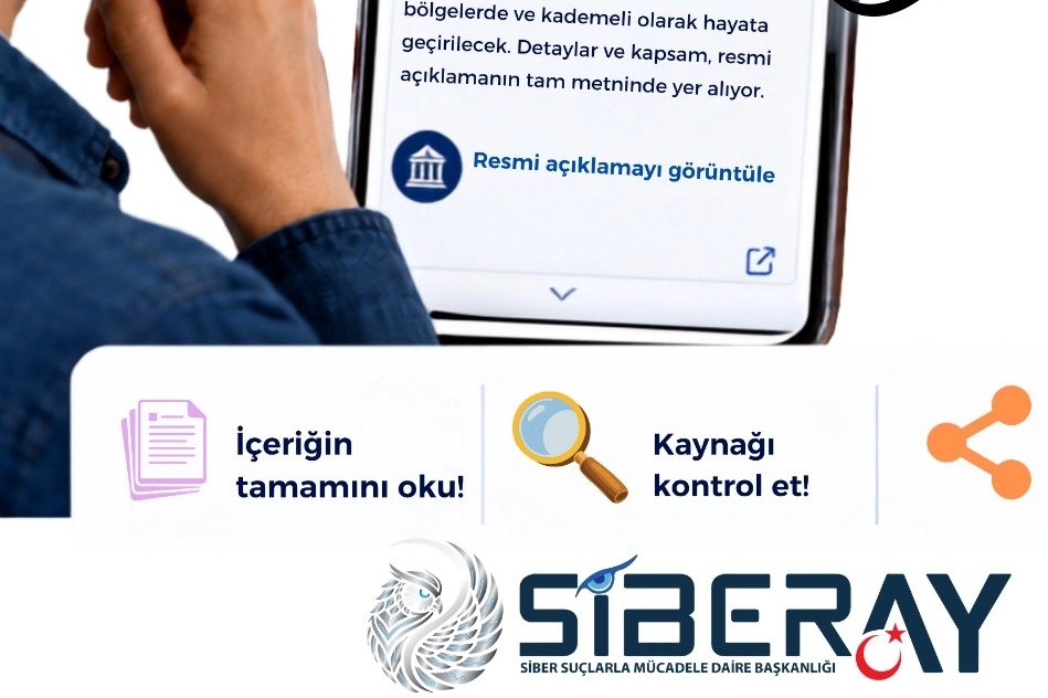 Dijital Dünyada Dezenformasyon Uyarısı: Siberay’dan Vatandaşlara &Prime;Tıklama Tuzakları&Prime; Çağrısı