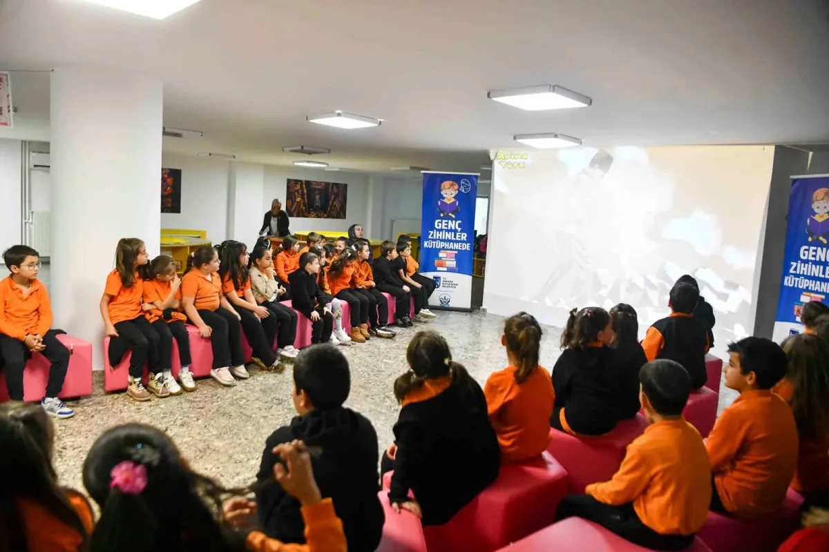 Ankara’da İlkokul Öğrencileri “Genç Zihinler Kütüphanede” Etkinliğinde Buluşuyor