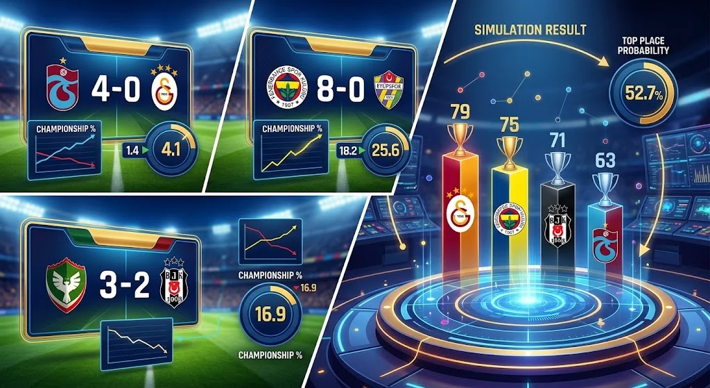 Süper Lig’de 6. Hafta Sonrası Şampiyonluk Tahminleri Değişti