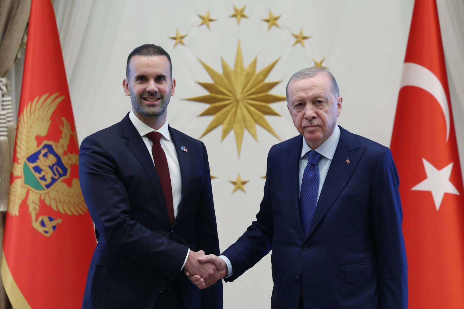Erdoğan, Karadağ Başbakanı Spajiç ile Ankara’da Bir Araya Geldi