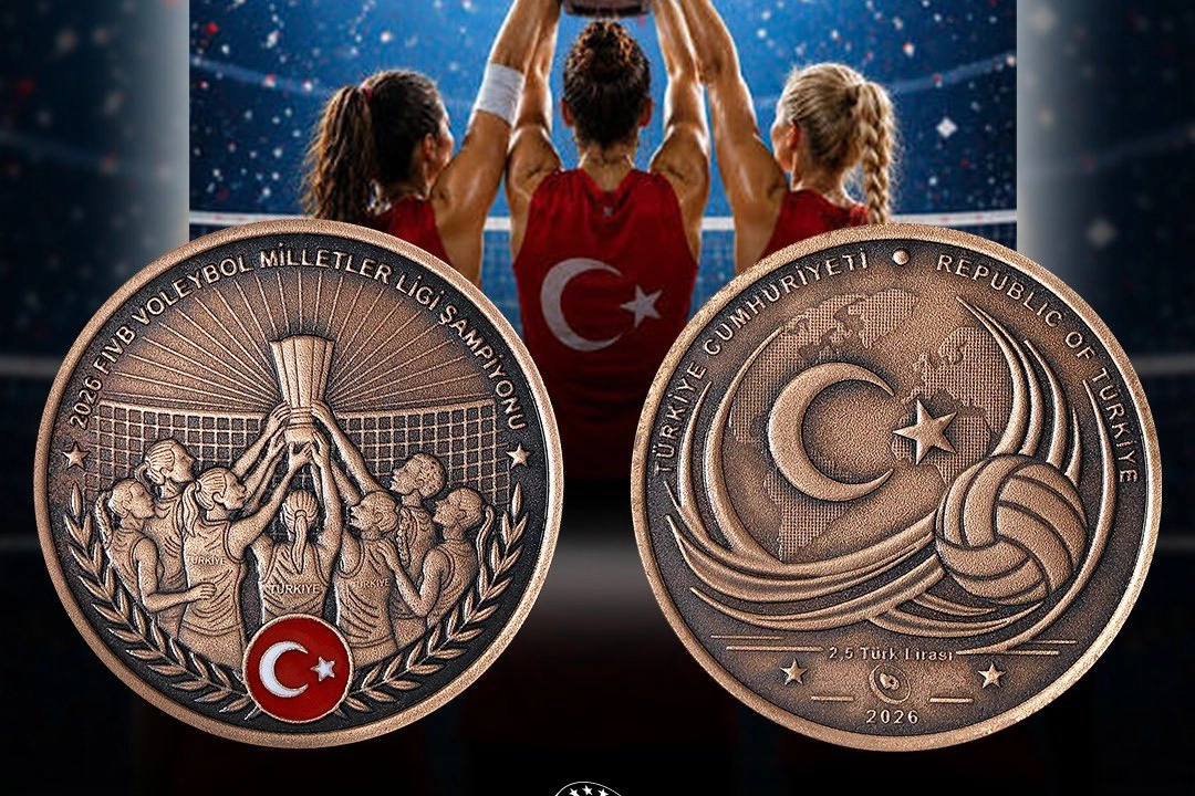 Voleybol Milletler Ligi Şampiyonluğuna Özel Hatıra Para Satışta